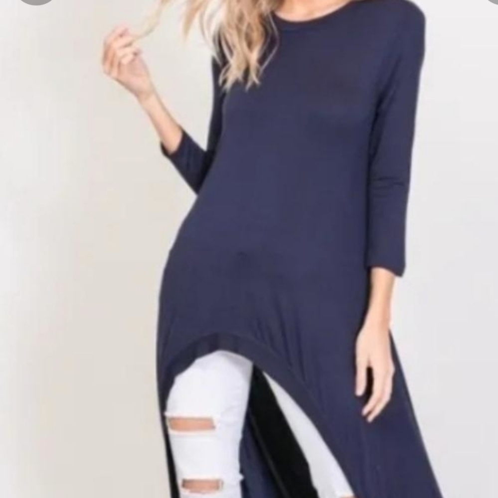 Annabelle women's tunic navy L/XL